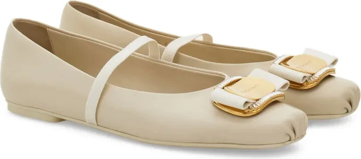 New Vara buckle-detail ballet flats - Image 2