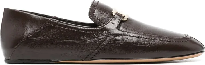 New Vara logo-plaque loafers