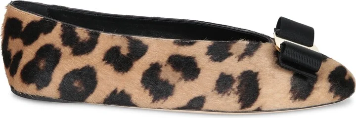 New Vara Pony Leopard Ballerina