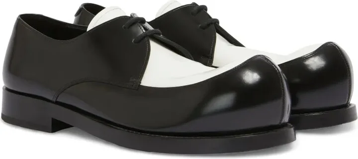 New Wave contrast-panel lace-up loafers - Image 2