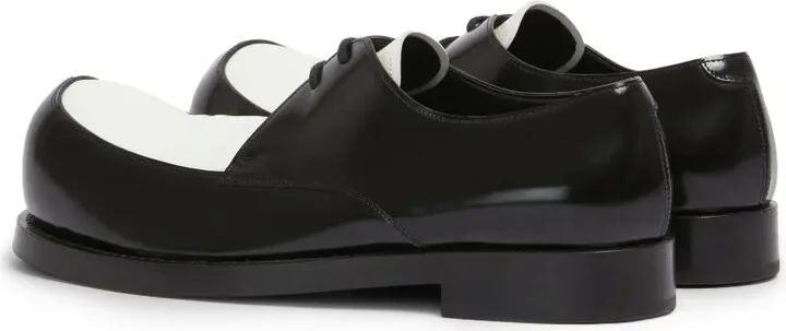 New Wave contrast-panel lace-up loafers - Image 3