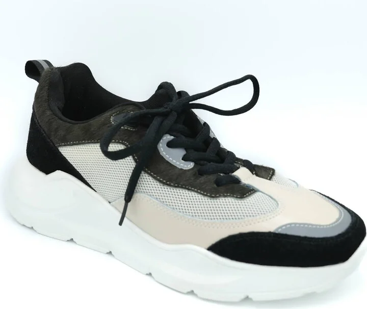 New Wave Fashion Sneaker In Black/multi