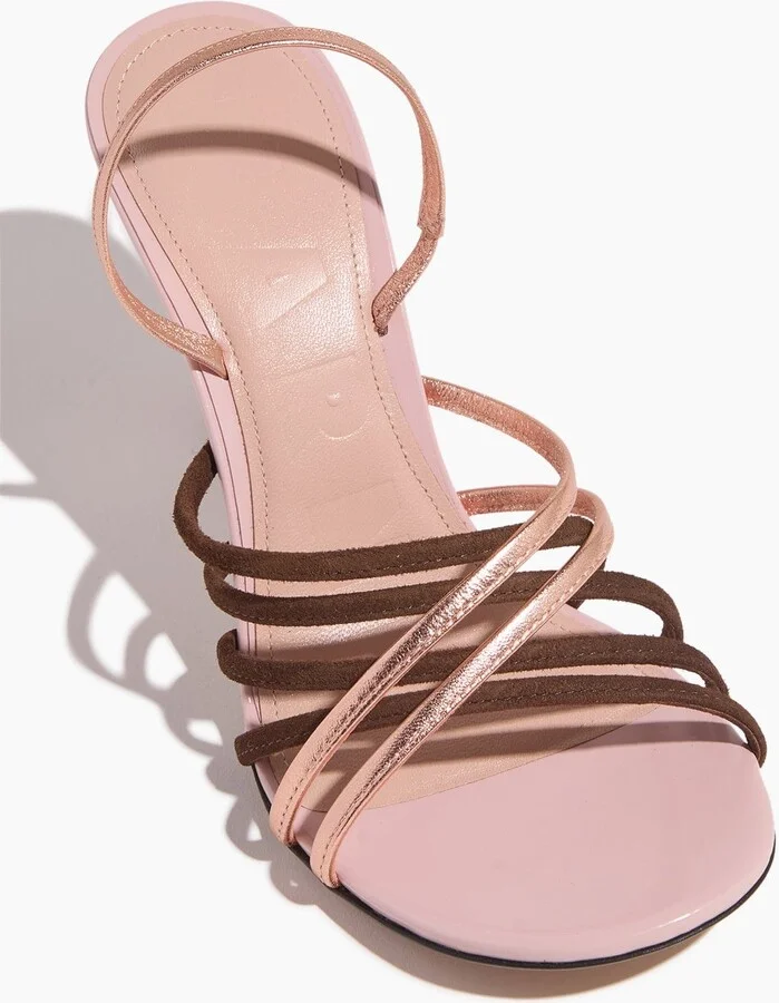 New Wave Sandal in Pink/Brown - Image 4
