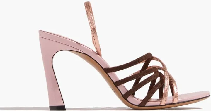New Wave Sandal in Pink/Brown
