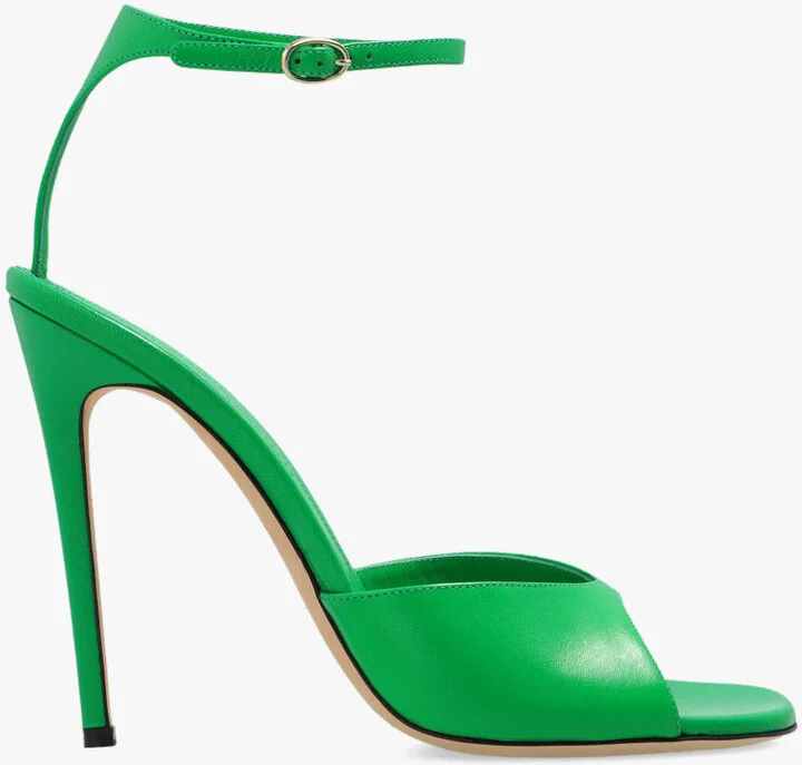 New Women's Heel Shoes In Green