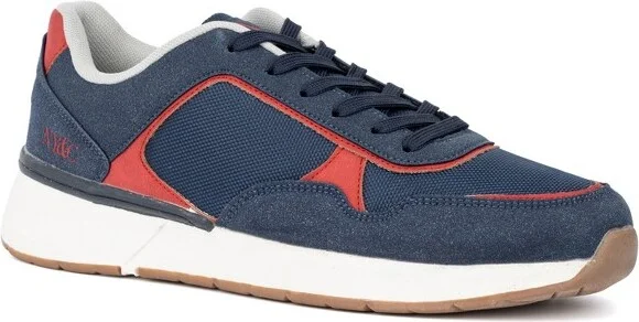 New York and Company Men's Harvey Low Top Sneaker - , BEIGE