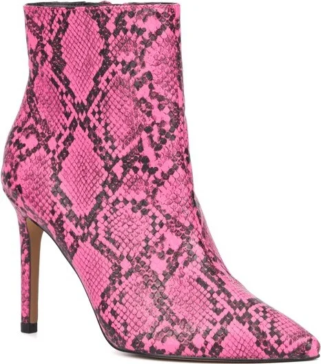 New York & Company Carmen Snake Bootie - , PINK