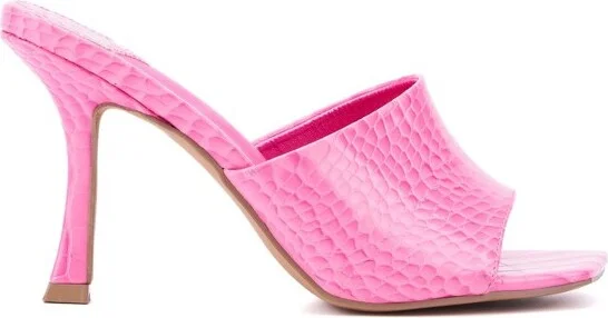 New York & Company Delara Women's Thong Heel Sandal - , NUDE - Image 3