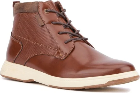 New York & Company Men's Darren Chukka Boots - , COGNAC