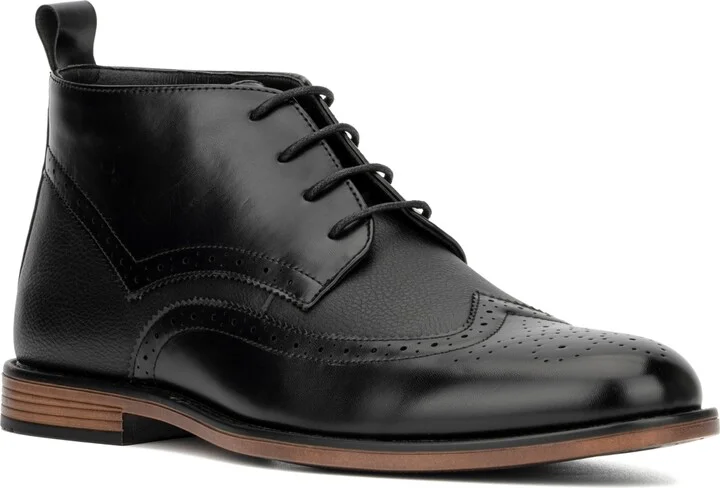 New York & Company Men's Faux Leather Luciano Boots