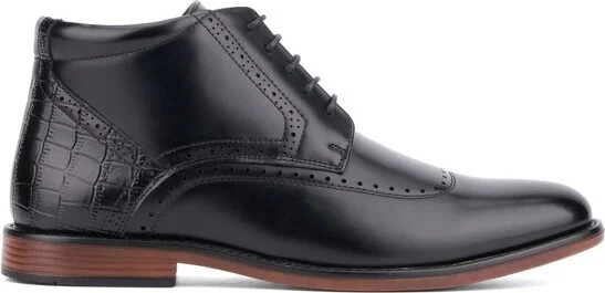 New York & Company Men's Lennon Ankle Boots - 10.5, BLACK - Image 2