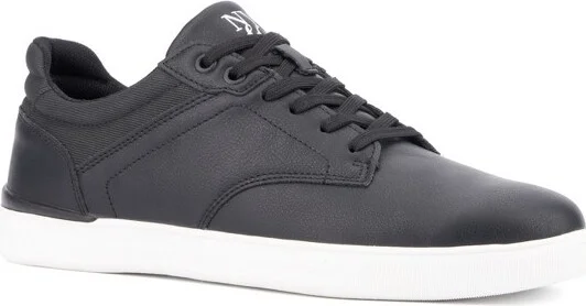 New York & Company Men's Neriah Low Top Sneakers - BLACK,