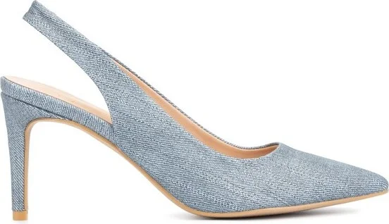 New York & Company Steph Women's Slingback Pumps - , BLUE - Image 2