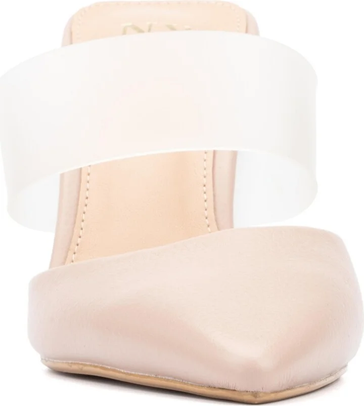 New York & Company Winifred Women's Strap Mule Heels - Image 3