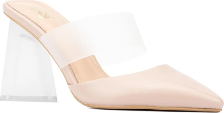 New York & Company Winifred Women's Strap Mule Heels