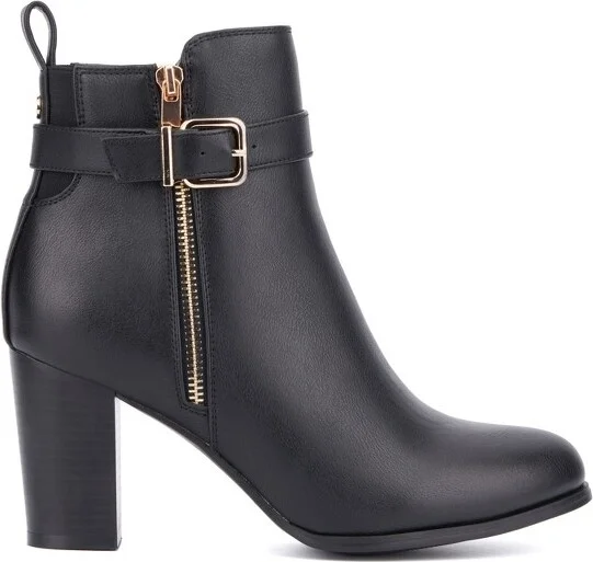 New York & Company Women's Alana Ankle Boots - , COGNAC - Image 3
