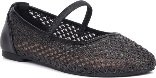 New York & Company Women's Alena Ballet Flats - , BLACK