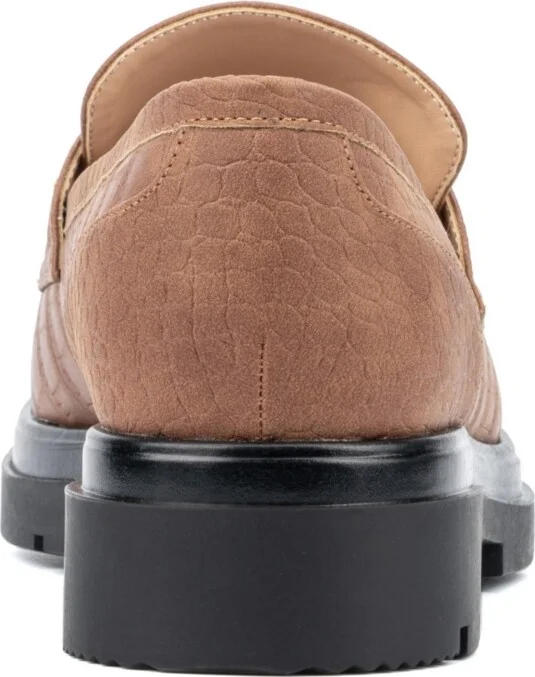 New York & Company Women's Alodie Chain Croc Embossed Loafers - Image 7