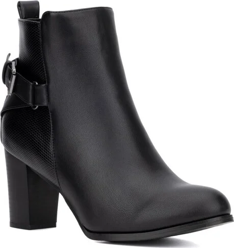 New York & Company Women's Andra Bootie - 8.5, BLACK