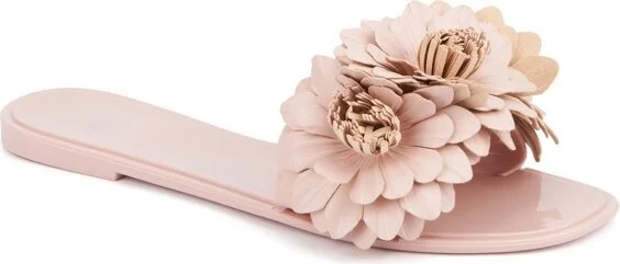 New York & Company Women's Anella Flat Sandal - NUDE,