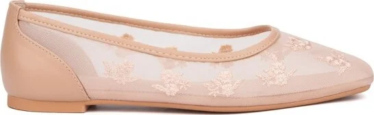 New York & Company Women's Bardot Ballet Flats - , NUDE - Image 2