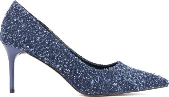 New York & Company Women's Belle Pumps - , NAVY BOUCLE - Image 2