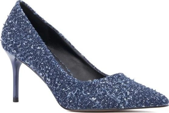 navy boucle