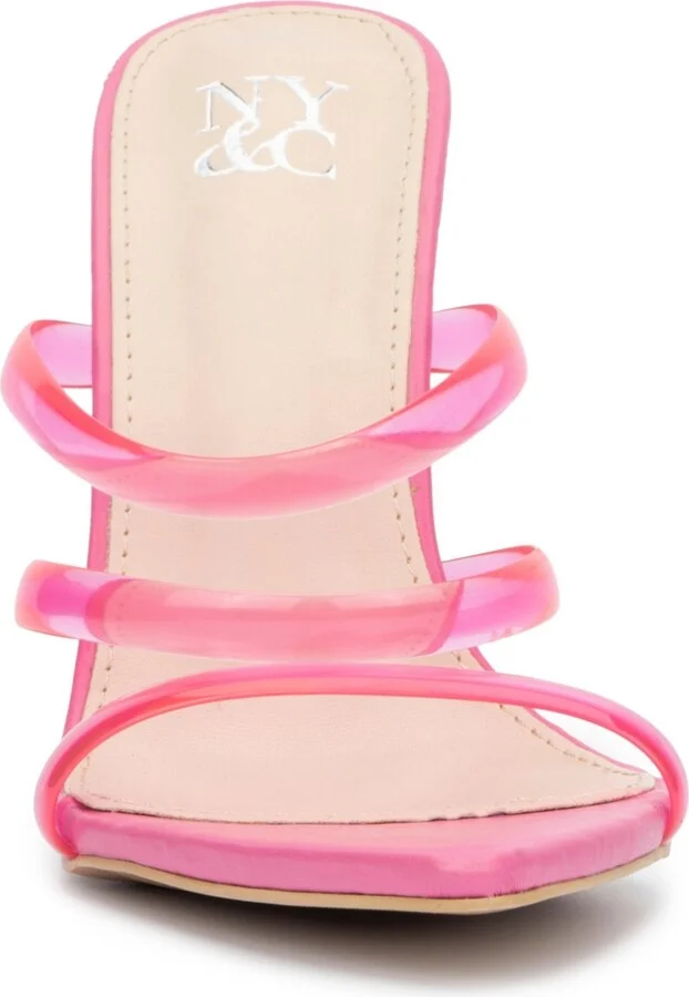 New York & Company Women's Biana Slide Heeled Sandal - Image 4