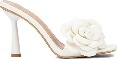 New York & Company Women's Chana Heel Slide - , PINK - Image 3