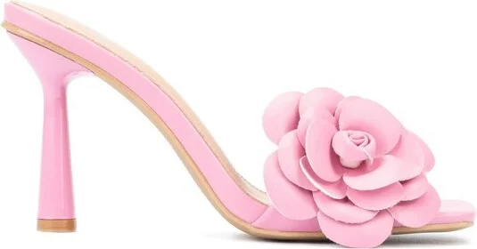 New York & Company Women's Chana Heel Slide - , PINK - Image 5