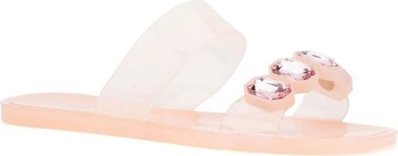 New York & Company Women's Chantalle Slides - , BLUSH