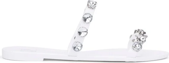 New York & Company Women's Chava Slides - , WHITE - Image 2