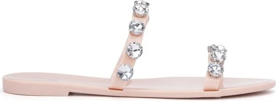 New York & Company Women's Chava Slides - , WHITE - Image 3