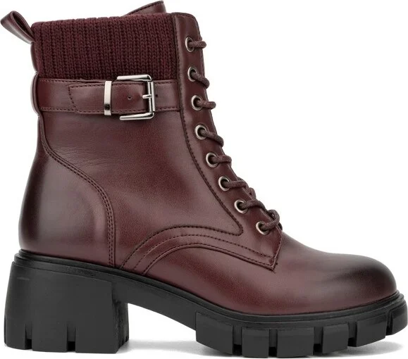 New York & Company Women's Christine Boot - 9, BURGUNDY/BURGUNDY - Image 2