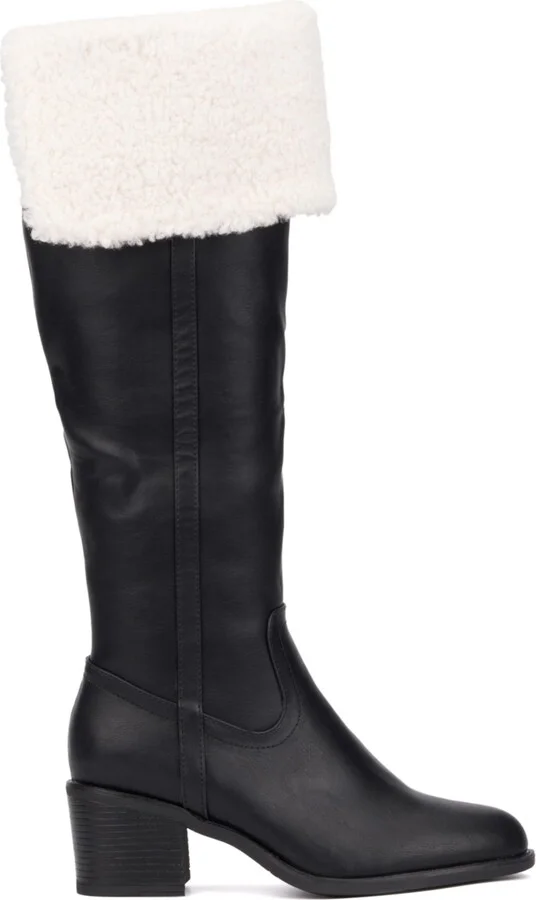 New York & Company Women's Devi Boot Knee High Boots