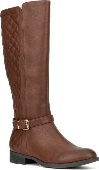 New York & Company Women's Enola Boot - , COGNAC