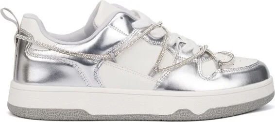New York & Company Women's Fable Low Top Sneakers - , BLACK - Image 4
