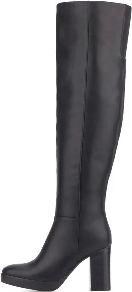 New York & Company Women's Faustine Thigh High Boots - , BLACK - Image 2