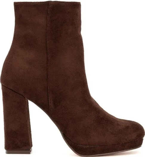 New York & Company Women's Fran Bootie - , CHOCOLATE - Image 2
