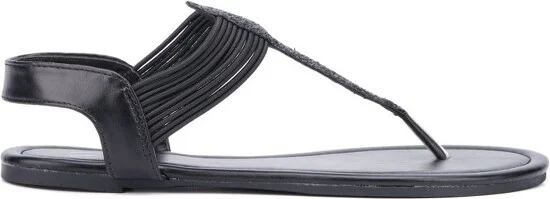 New York & Company Women's Freya Slides - , BLACK - Image 2