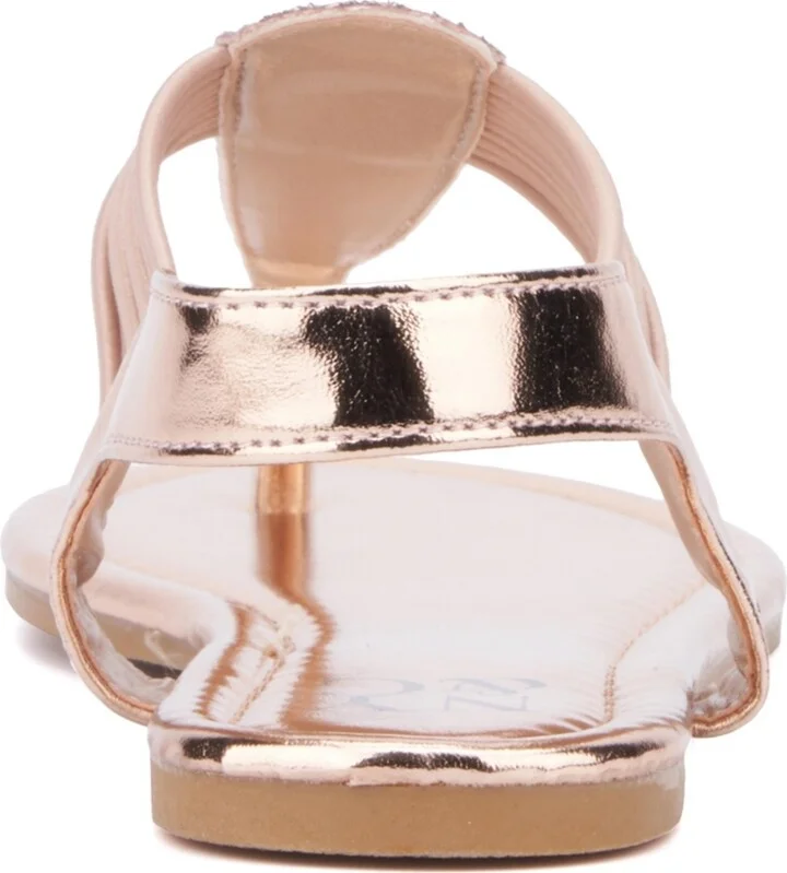 New York & Company Women's Freya T-Strap Gladiator Ankle Strap Sandals - Image 2