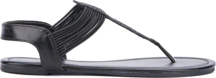New York & Company Women's Freya T-Strap Gladiator Ankle Strap Sandals - Image 9