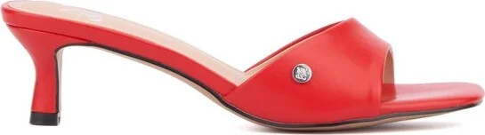 New York & Company Women's Gaia Kitten Heel Sandal - GREEN, - Image 3