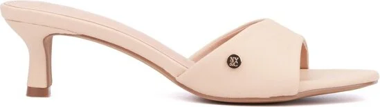 New York & Company Women's Gaia Kitten Heel Sandal - GREEN, - Image 8
