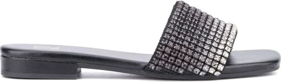 New York & Company Women's Gracie Flat Sandal - BLACK, - Image 2