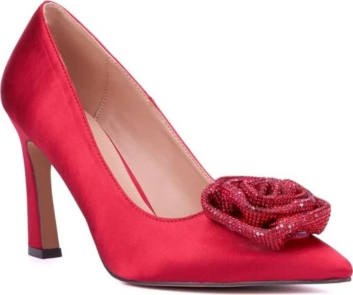 New York & Company Women's Ilyana Pump Heels - , RED