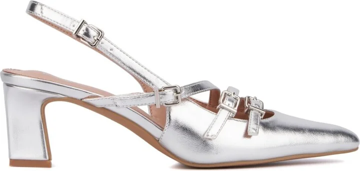 New York & Company Women's Imari Slingback Heels - Image 4