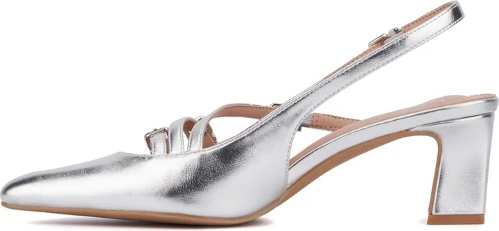 New York & Company Women's Imari Slingback Heels - Image 5