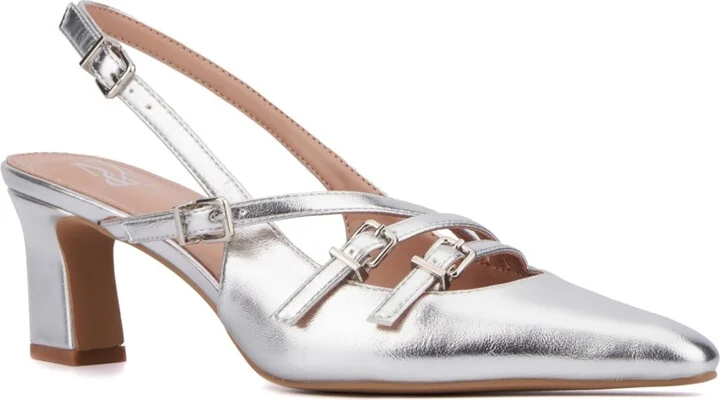 New York & Company Women's Imari Slingback Heels