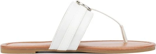 New York & Company Women's Julianna Flip Flop - , WHITE - Image 2
